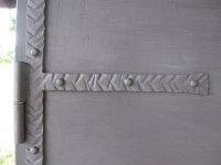 kovaná dvířka krbu - detail  IMG 3603